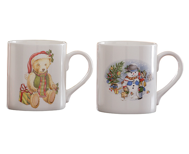 Unbranded Teddy Santa Personalised Mug