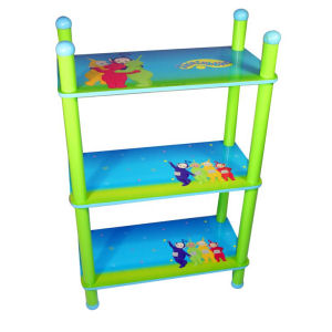 WAS 24.99 Journey through Teletubbyland with this colourful and hard-wearing bookcase.