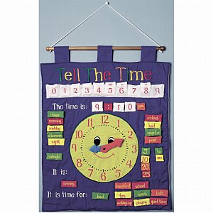 Tell the time wall hanging
