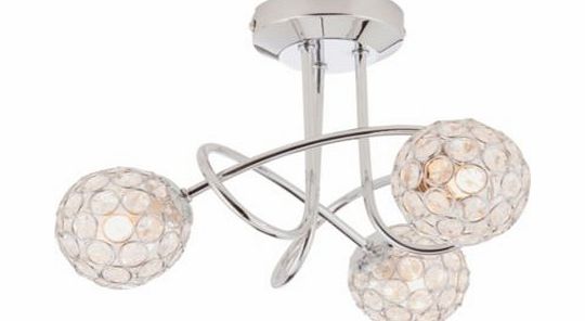 Unbranded Temsia Beaded Globes Ceiling Fitting