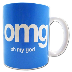 Unbranded Text Speak Mugs - OMG