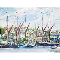 Thames Sailing Barge 1000 piece puzzle