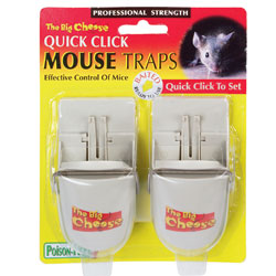 Unbranded The Big Cheese Quick Click Mouse Traps Pack of 2