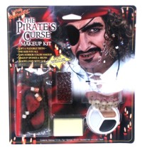 Get a pirate make over with this all in one kit. Clip the braids into your hair or wig then give
