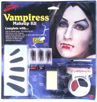 If you stalk the night looking for victims to bite you are going to want to look the part.  This