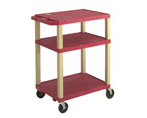 Unbranded Thermoplastic tiered trolley medium