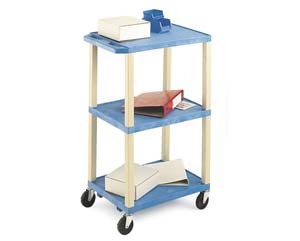 Unbranded Thermoplastic tiered trolley tall