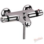 This tap unit is highly polished and comes with an