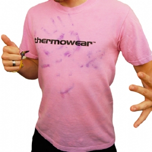 Unbranded Thermowear Heat Sensitive T Shirt - Pink and