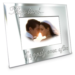 Unbranded They Lived Happily Ever After Mirrored Photo Frame