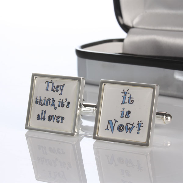 Unbranded They Think Its All Over Cufflinks Non Engraved