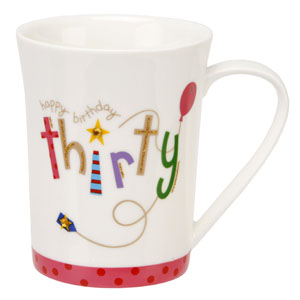 Unbranded Thirty 30th Happy Birthday Mug