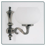 This beautiful wall light comes in a pewter finish