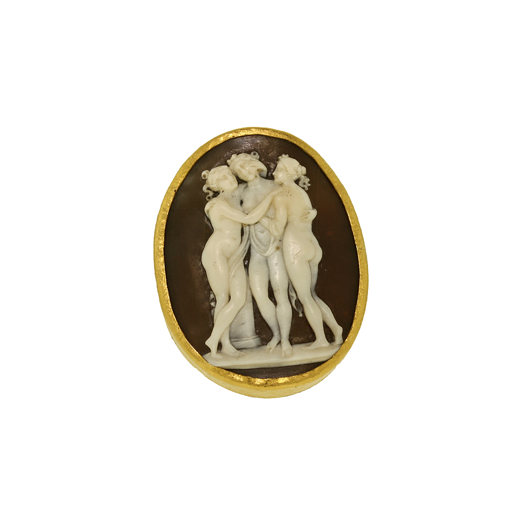 Three Graces Cameo Ring