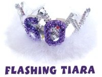 Unbranded Tiara: Flashing 60th Birthday