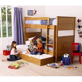 Unbranded Tilly and George Bunk Bed and Truckle Bed
