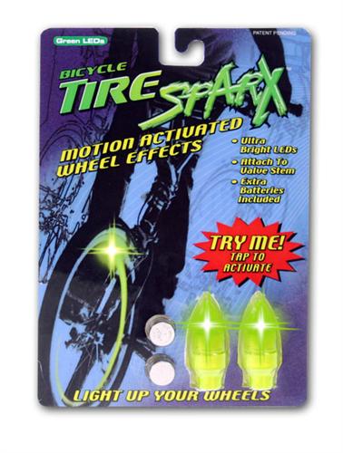 Tire Sparx - UV Green LED