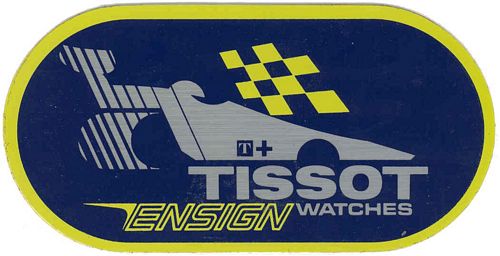Tissot Watches Ensign Logo Sticker (13cm x 6cm)