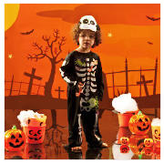 Unbranded Toddler Skeleton Costume 9/12mths