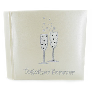 Unbranded Together Forever Cream Wedding Photo Album