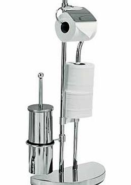 Unbranded Toilet Brush and Multi Toilet Roll Holder -