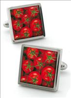 Unbranded Tomato Cufflinks by Robert Charles