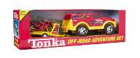 Cars and Other Vehicles - Tonka Off-Road Adventure Set - Orange Jeep