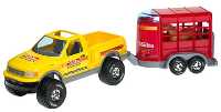 Cars and Other Vehicles - Tonka Off-Road Adventure Set - Yellow Jeep / Box