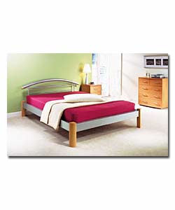 Toronto 4ft 6in Bedstead with Firm Mattress