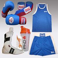 Lonsdale Shorts Lonsdale Vest Lonsdale Boots Lonsdale Wraps Sparring Gloves and PhD Shaker with free