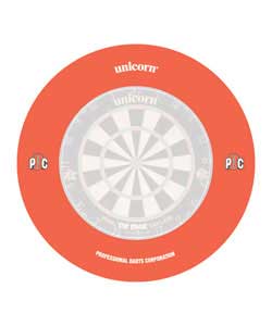 Endorsed by the pdc.Injection moulded plastic protection ring.Protects surrounding area from acciden