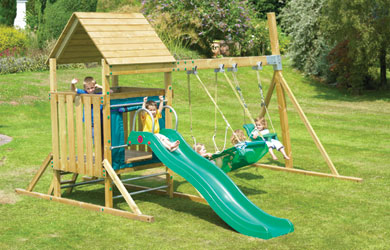 Unbranded TP Kingswood Low Tower and Swing Set