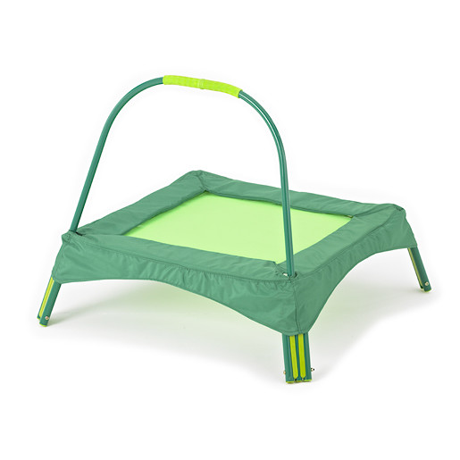 Why we love the Early Fun Trampoline 1. Great for indoor or outdoor use 2. An ideal first trampoline 3. Detachable handle for maintaining balance 4. Includes protective foam pads 5. Promotes healthy, active play Kids can’t get enough of the Ear