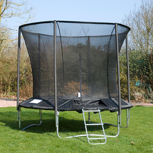 This product will be delivered directly by TP and will take 3 to 5 working days.  It can only be delivered to UK mainland addresses. Keep kids active with the TP249 Genius Round SurroundSafe 14ft Trampoline. This fantastic 14ft trampoline is a great 