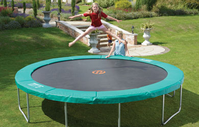 The biggest and most impressive trampoline in the TP range!