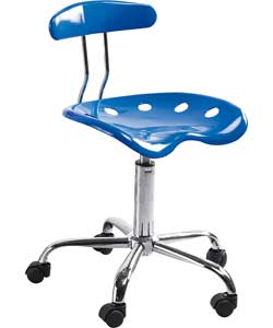 Unbranded Tractor Gas Lift Swivel Office Chair - Blue