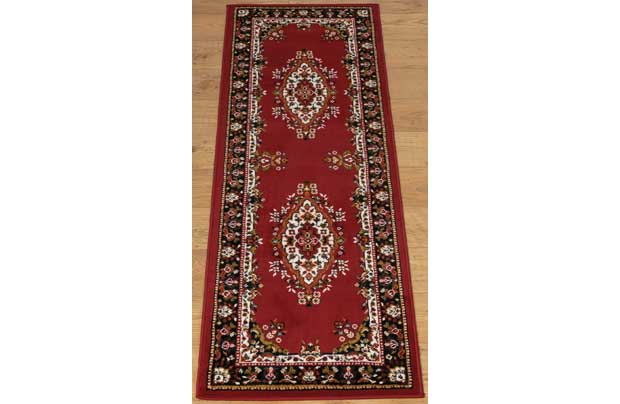 Unbranded Traditional Runner - 200 x 67cm - Red