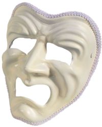 Unbranded Tragedy Venetian Mask on Headband