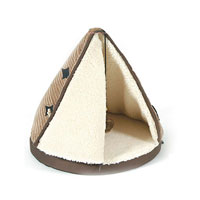 Unbranded Tramps Luxury Teepee Cat Bed Chocolate/Tan