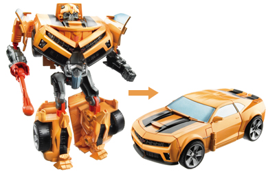 Unbranded Transformers: Revenge of the Fallen - Fast Action Battlers Pulse Blast Bumblebee