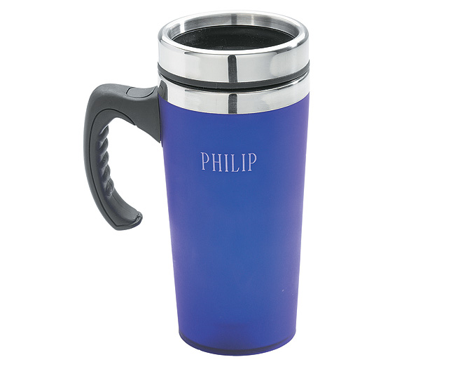 Unbranded Travel Cup - Blue - Personalised