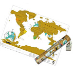 Unbranded Travel Scratch Map