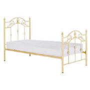 Trinity Single Bedstead- Cream and Gold effect