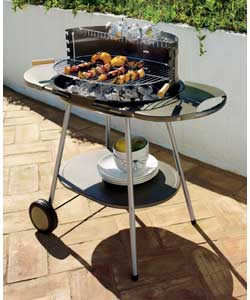 Trolley BBQ with Shelves