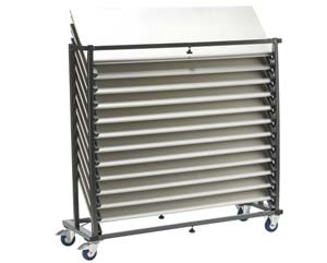 Unbranded Trolley for seminar frontpanel tables