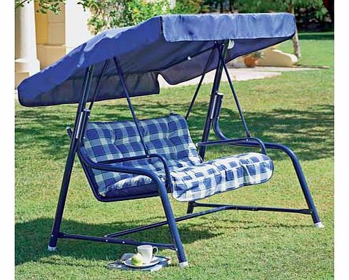 The Tubular 2 Seater Garden Swing Seat with Cushion features a frame made from tubular steel. Weighing only 29.5kg. this swing seat is flat-packed for easy home assembly. With a comfortable cushioned seat and waterproof cover. this item is a fantasti