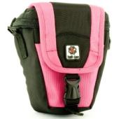 Tuff-Luv `ZipNGo` Holster Case Cover Size 1 For Kodak P880 / P712 (Pink / Black)