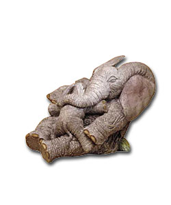 Tuskers Love is a Cuddle Sculpture