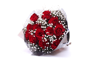 Unbranded Twelve Red Valentine Roses
