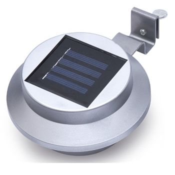 Unbranded Twin Pack Outdoor Solar Downlights in Silver